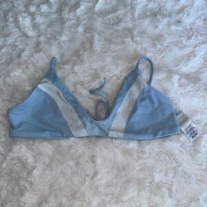 light blue L*Space Johnny bikini top, size XS